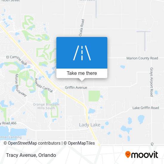 Mapa de Tracy Avenue