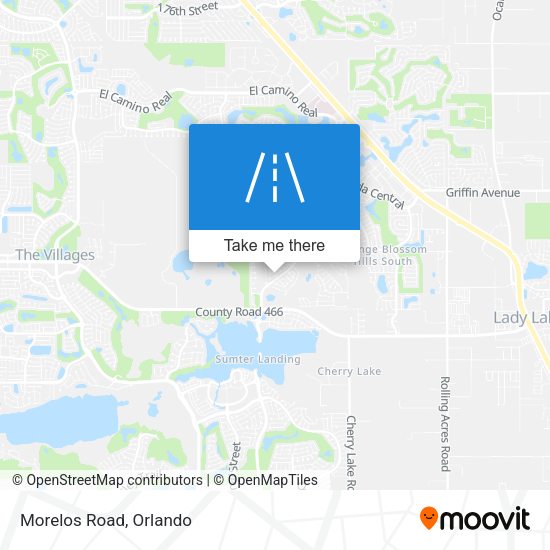 Mapa de Morelos Road