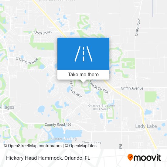 Hickory Head Hammock map