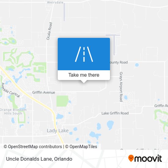 Mapa de Uncle Donalds Lane