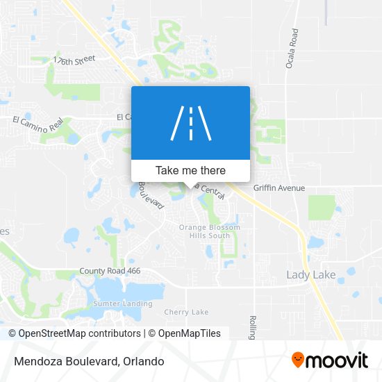 Mendoza Boulevard map