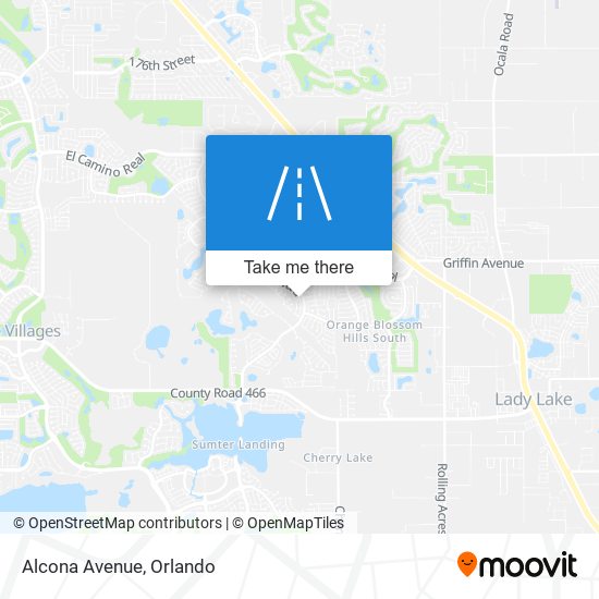 Alcona Avenue map