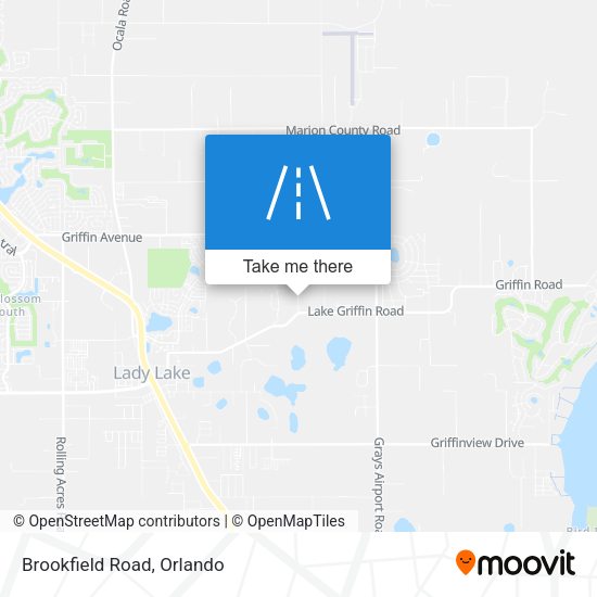 Mapa de Brookfield Road