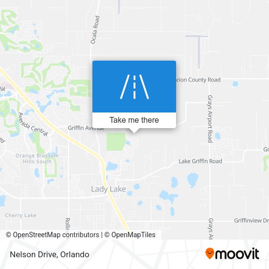 Mapa de Nelson Drive