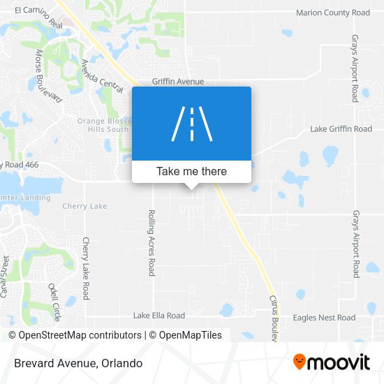 Mapa de Brevard Avenue