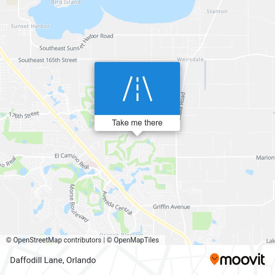 Daffodill Lane map
