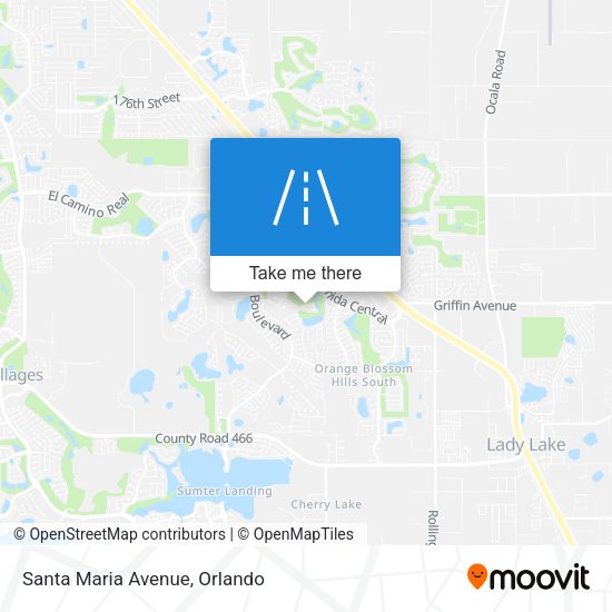 Santa Maria Avenue map