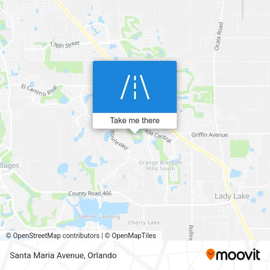 Santa Maria Avenue map