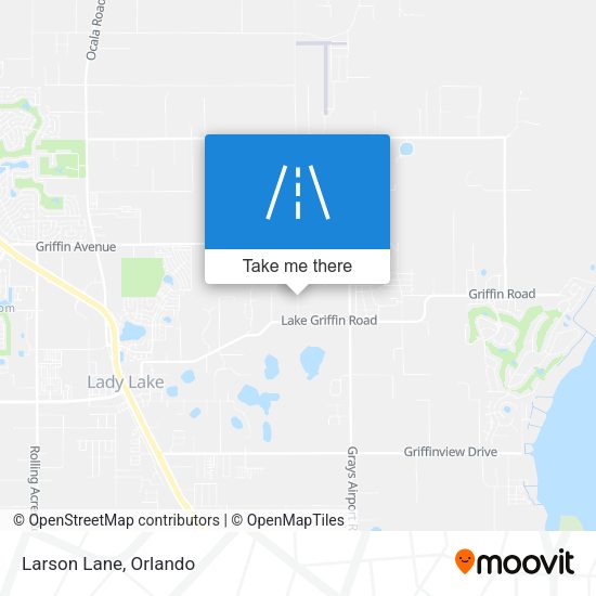 Mapa de Larson Lane