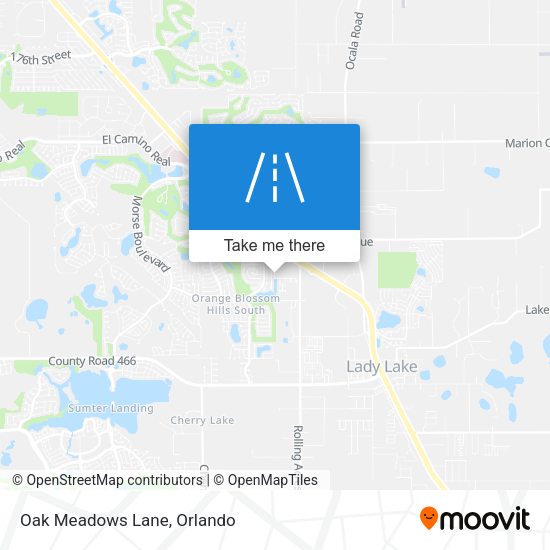 Mapa de Oak Meadows Lane