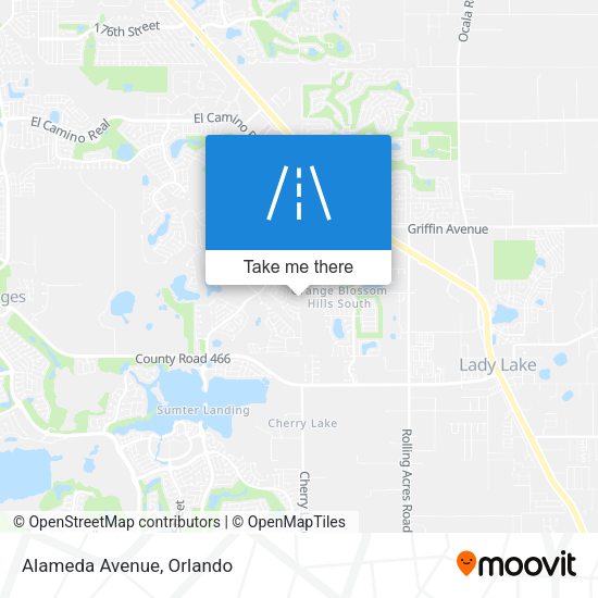 Mapa de Alameda Avenue