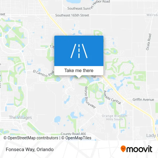 Fonseca Way map