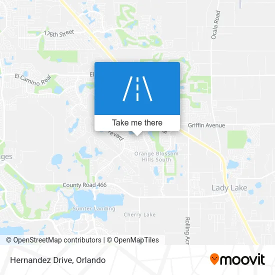 Hernandez Drive map