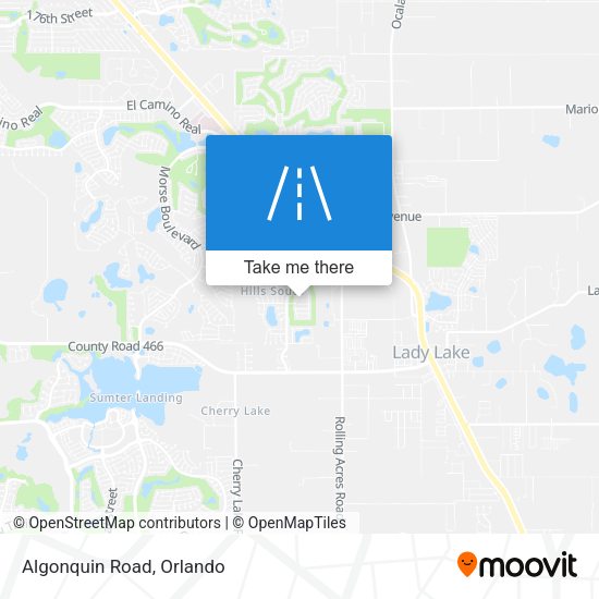 Mapa de Algonquin Road
