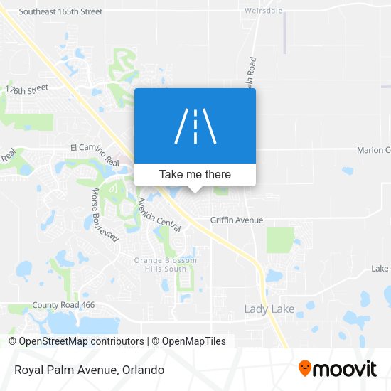 Mapa de Royal Palm Avenue