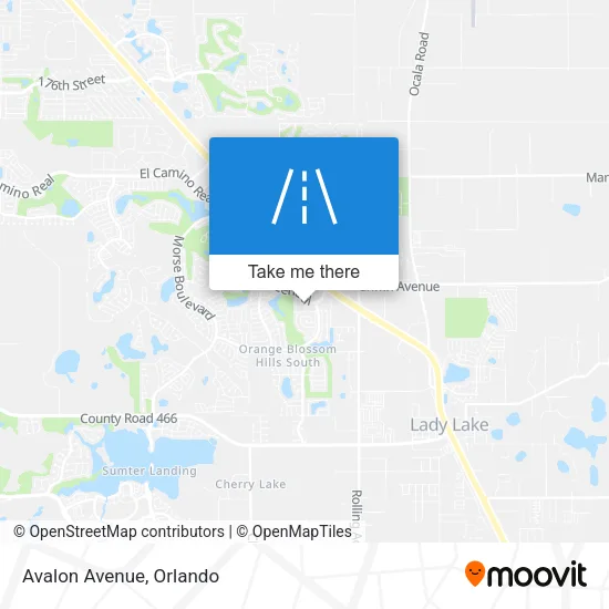 Avalon Avenue map