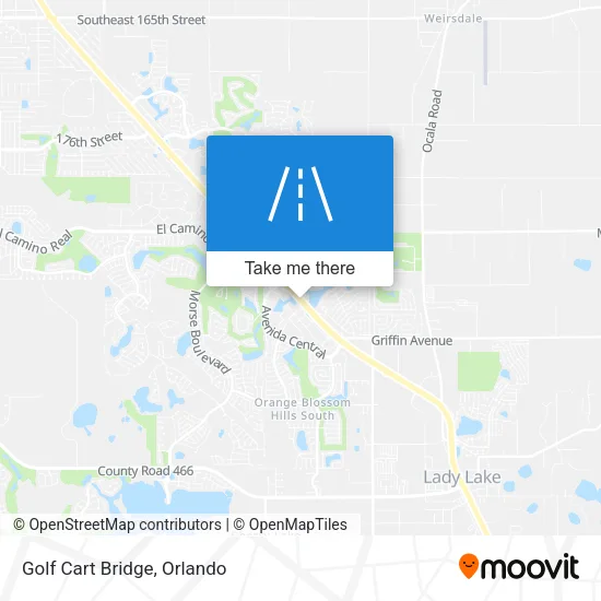 Golf Cart Bridge map