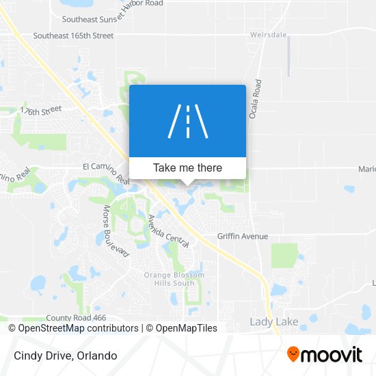 Mapa de Cindy Drive