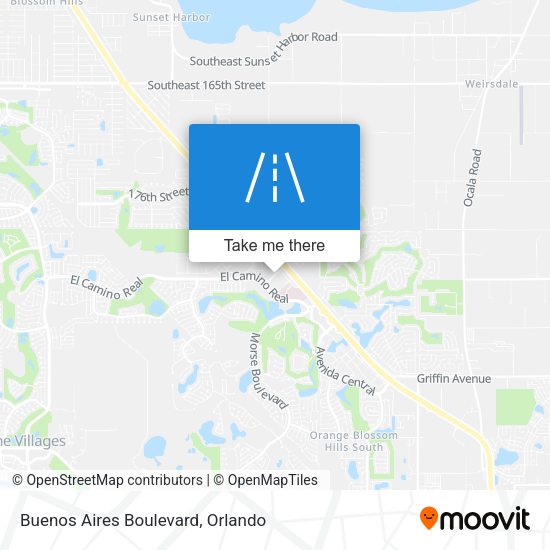 Buenos Aires Boulevard map