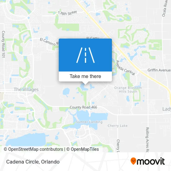 Cadena Circle map
