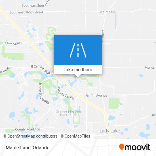 Mapa de Maple Lane