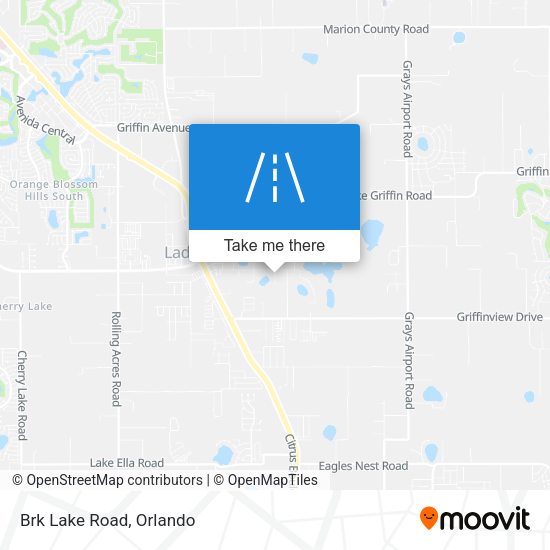 Mapa de Brk Lake Road