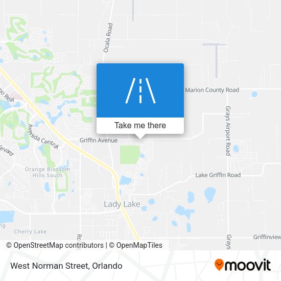 West Norman Street map