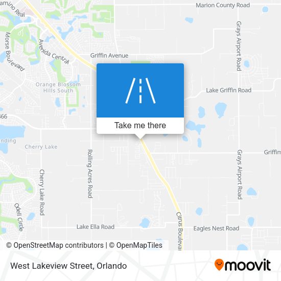 West Lakeview Street map