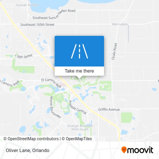 Mapa de Oliver Lane