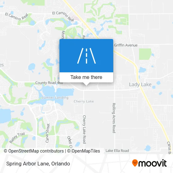Spring Arbor Lane map