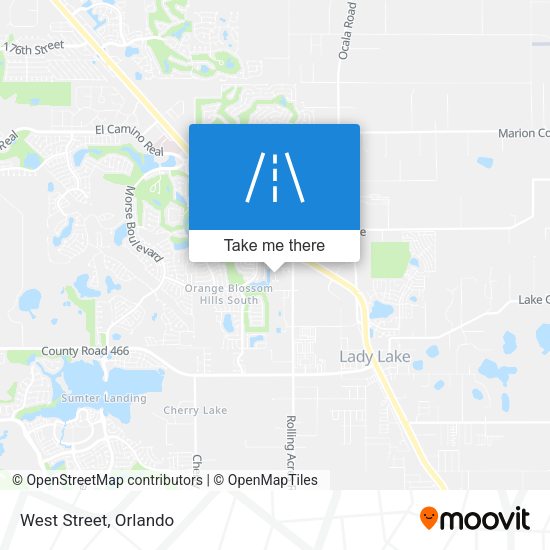 Mapa de West Street
