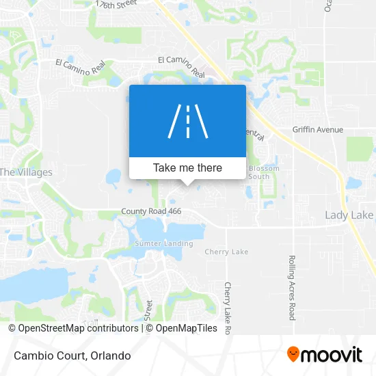 Cambio Court map
