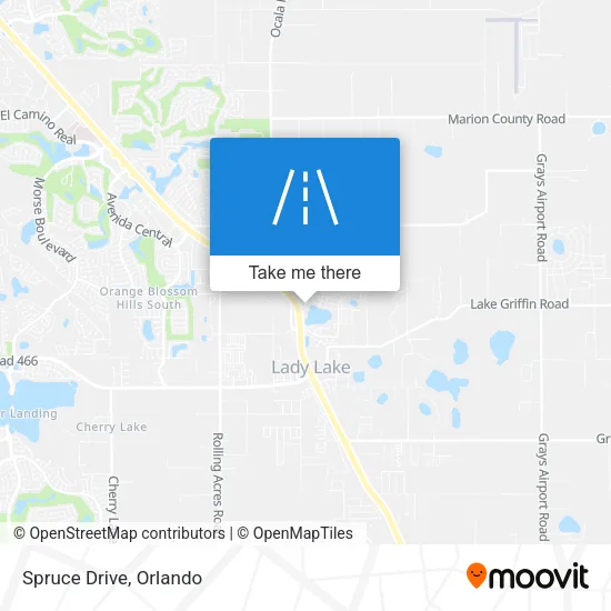 Spruce Drive map