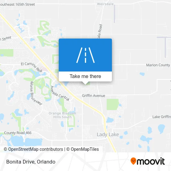 Bonita Drive map
