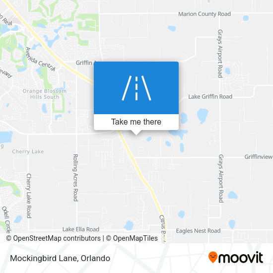 Mockingbird Lane map