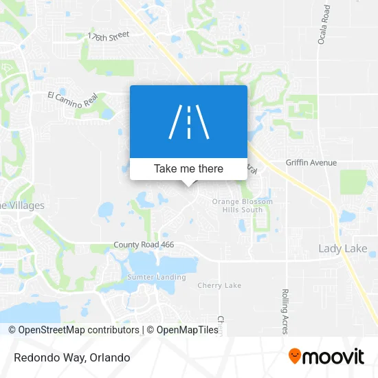 Redondo Way map