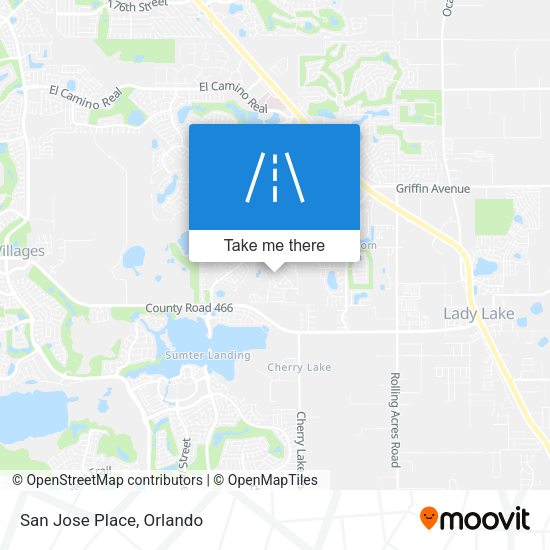 Mapa de San Jose Place
