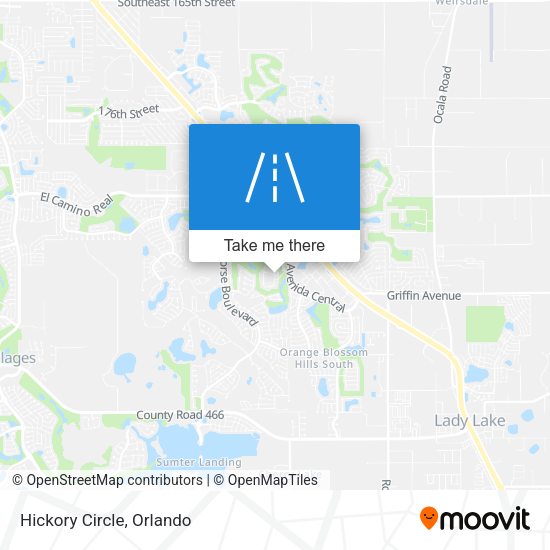 Mapa de Hickory Circle