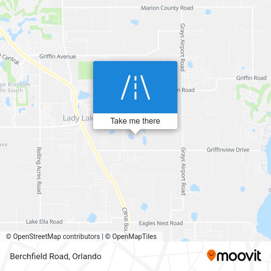Mapa de Berchfield Road