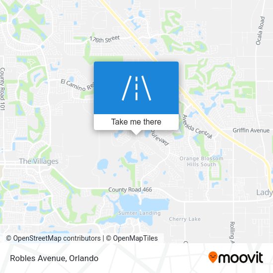 Mapa de Robles Avenue