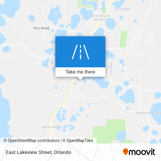 Mapa de East Lakeview Street