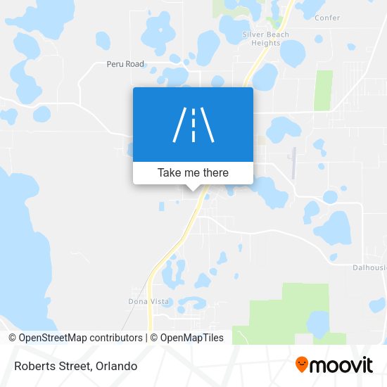 Mapa de Roberts Street