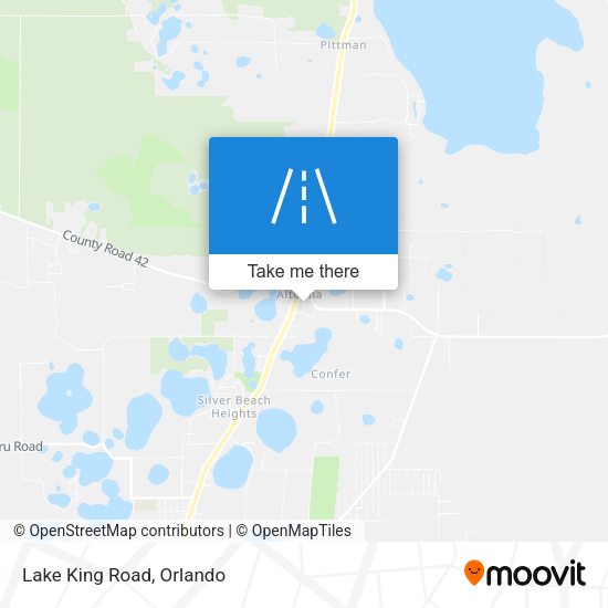 Mapa de Lake King Road