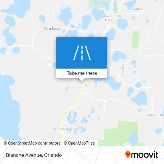 Mapa de Blanche Avenue