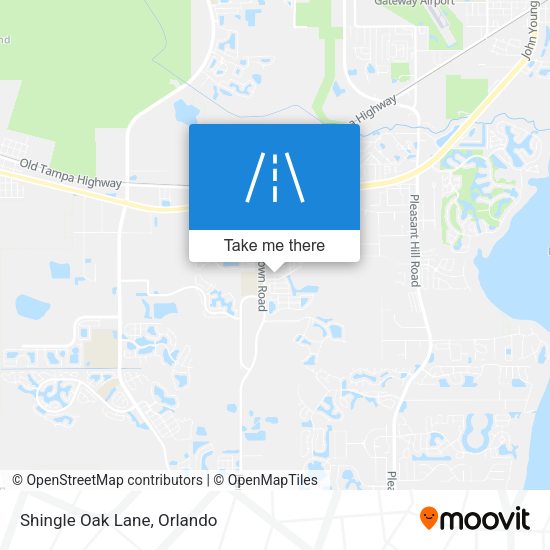 Mapa de Shingle Oak Lane