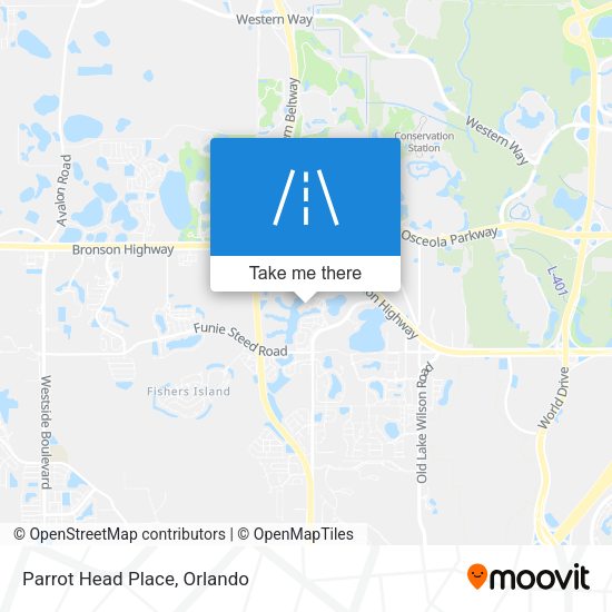 Parrot Head Place map