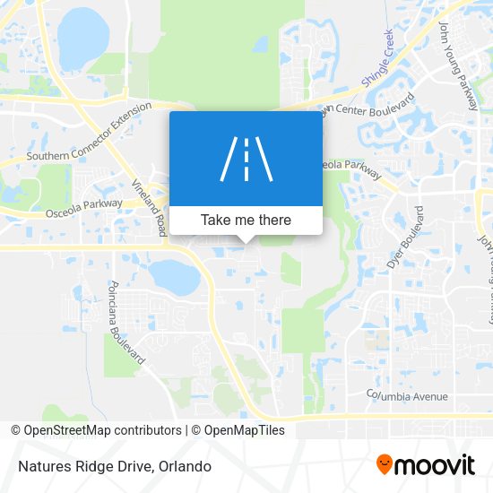Mapa de Natures Ridge Drive