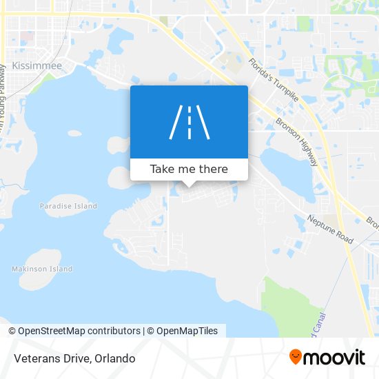 Mapa de Veterans Drive