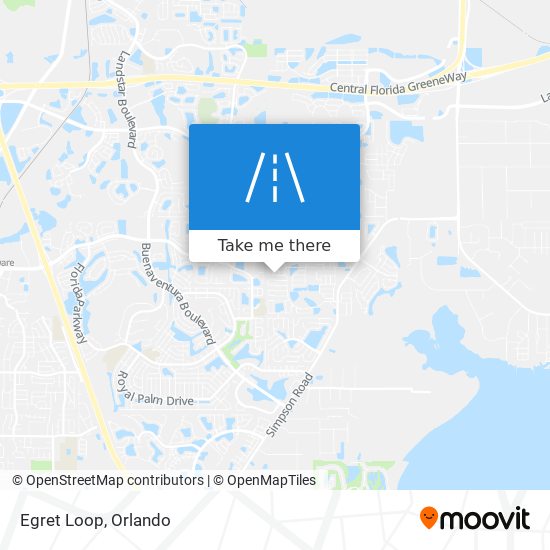 Mapa de Egret Loop