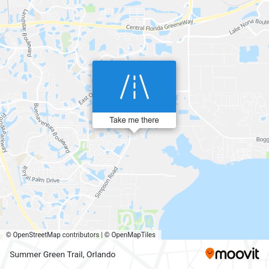 Summer Green Trail map